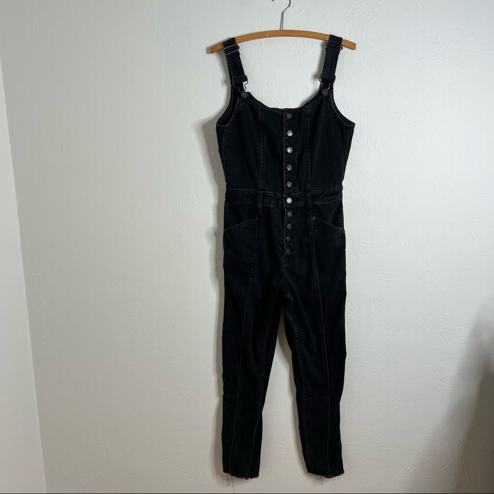 Abercrombie & Fitch Women's Black Overalls